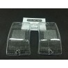 COPPIA PLASTICHE FRECCE BIANCHE ANTERIORI VESPA 50 XL/HP