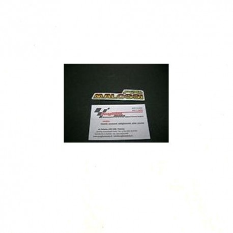 ADESIVO "MALOSSI" 8,5 x 2 CM (3 pezzi)