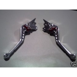 COPPIA LEVE "YAMAHA T-MAX 2008" CROMATE