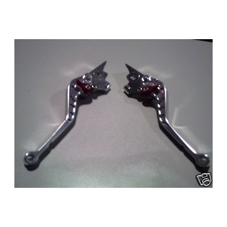 COPPIA LEVE "YAMAHA T-MAX 2008" CROMATE